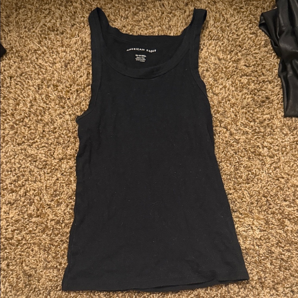 American Eagle Outfitters Classic Black Tank Top